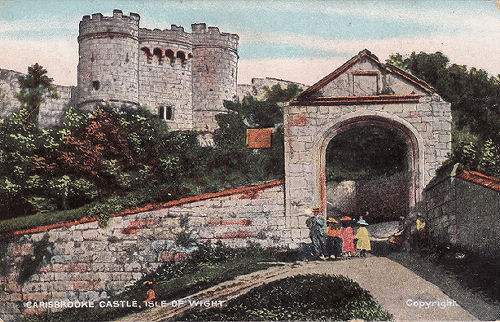 Carisbooke Castle gate 1909